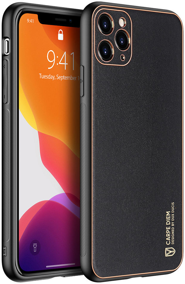 Dux Ducis Yolo Series Apple iPhone 11 Pro Max Hoesje Backcover Zwart afbeelding 1