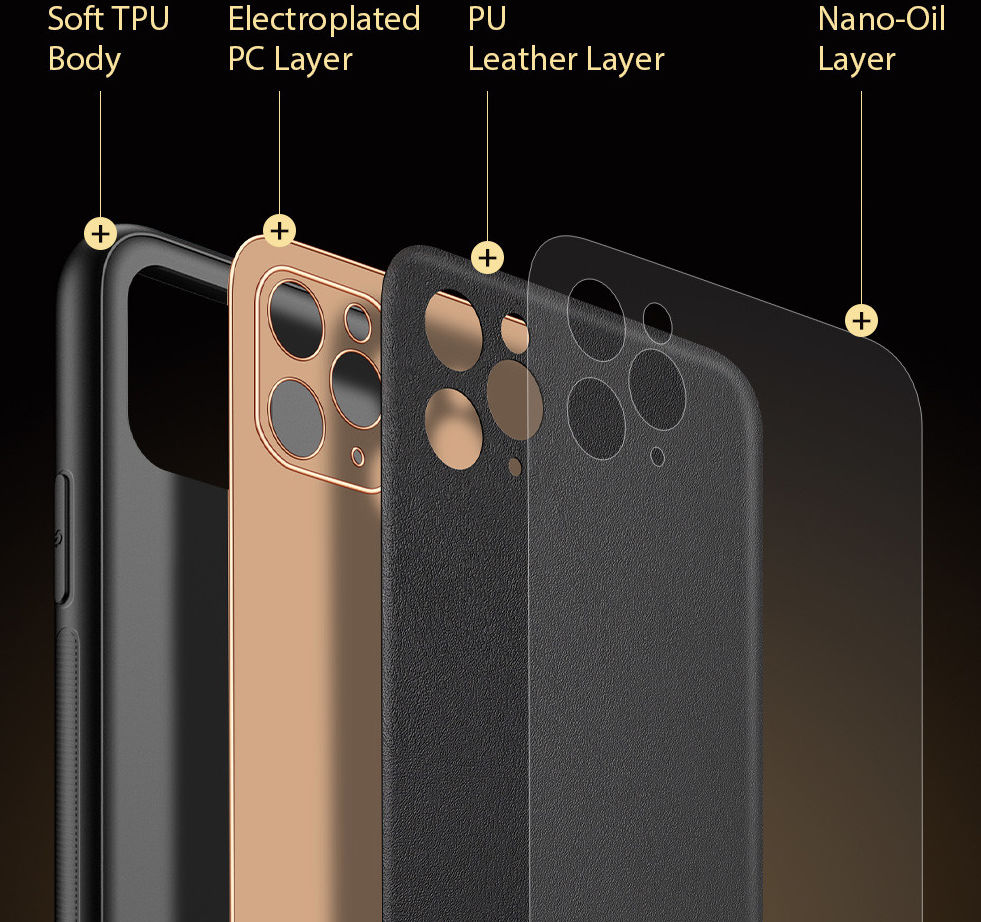 Dux Ducis Yolo Series Apple iPhone 11 Pro Max Hoesje Backcover Zwart afbeelding 9