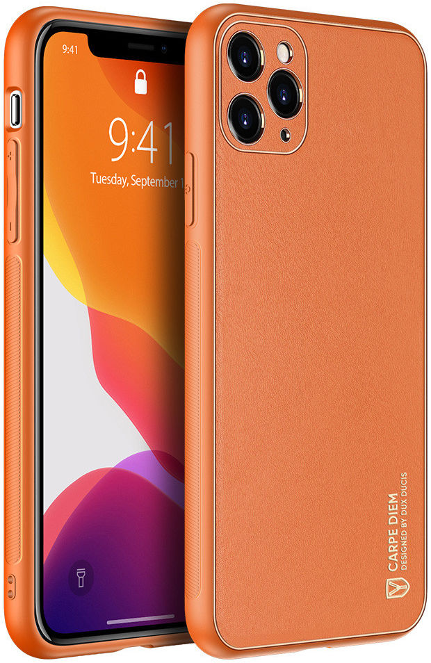 Dux Ducis Yolo Series Apple iPhone 11 Pro Max Hoesje Backcover Oranje afbeelding 1