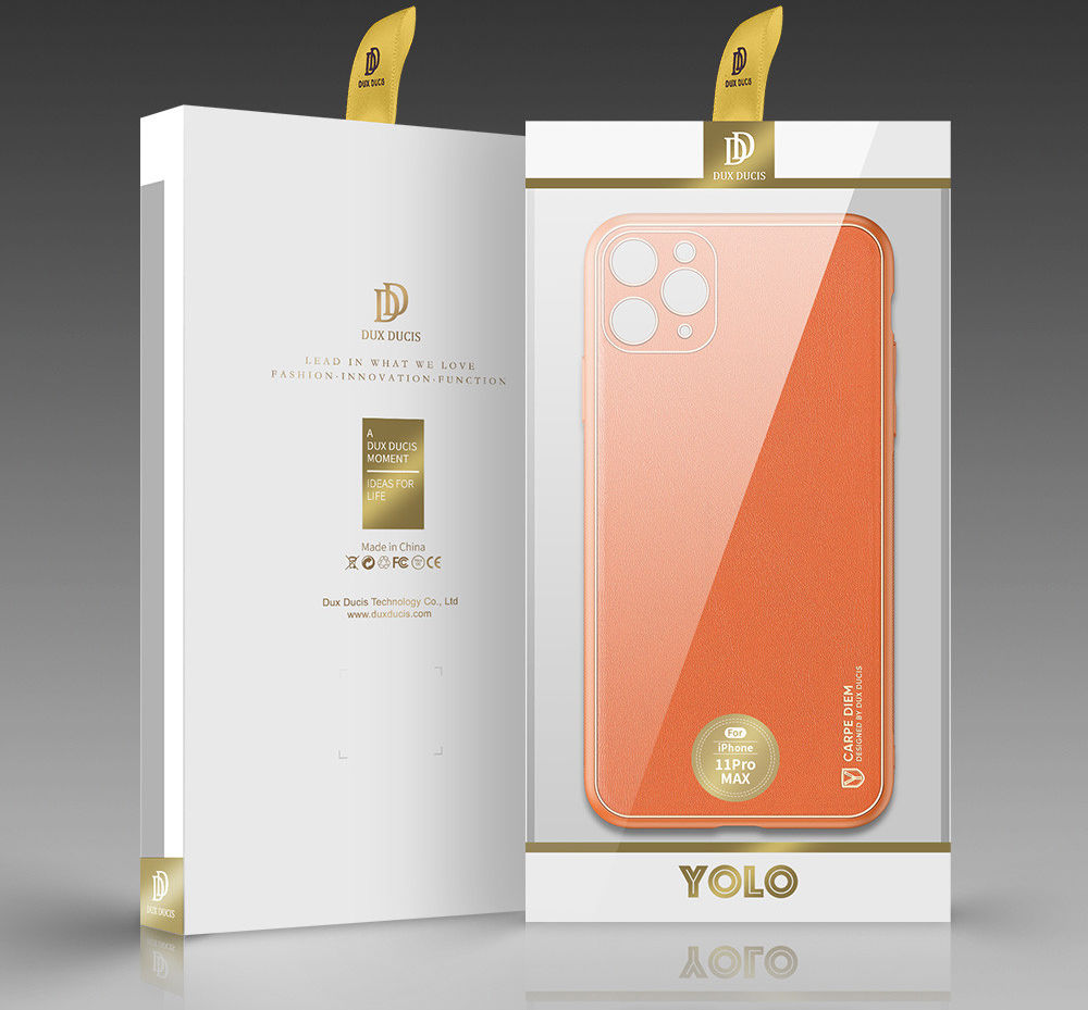 Dux Ducis Yolo Series Apple iPhone 11 Pro Max Hoesje Backcover Oranje afbeelding 13