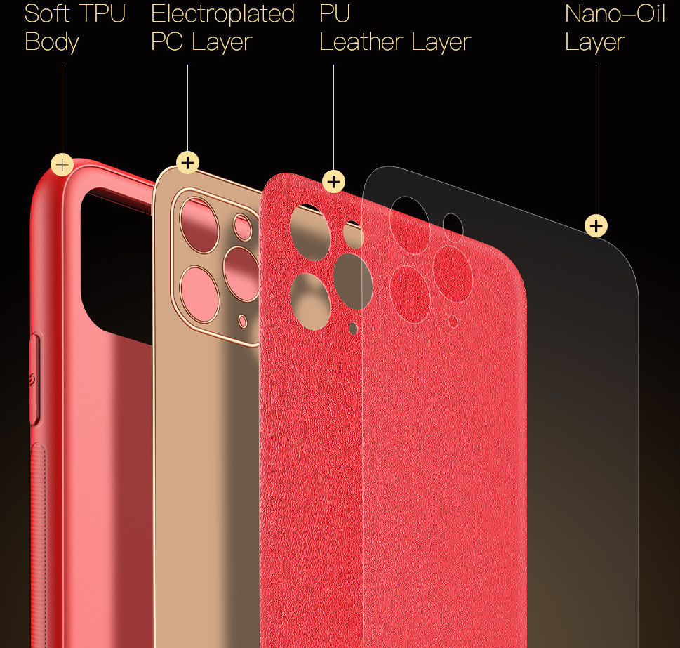 Dux Ducis Yolo Series Apple iPhone 11 Pro Max Hoesje Backcover Rood afbeelding 9