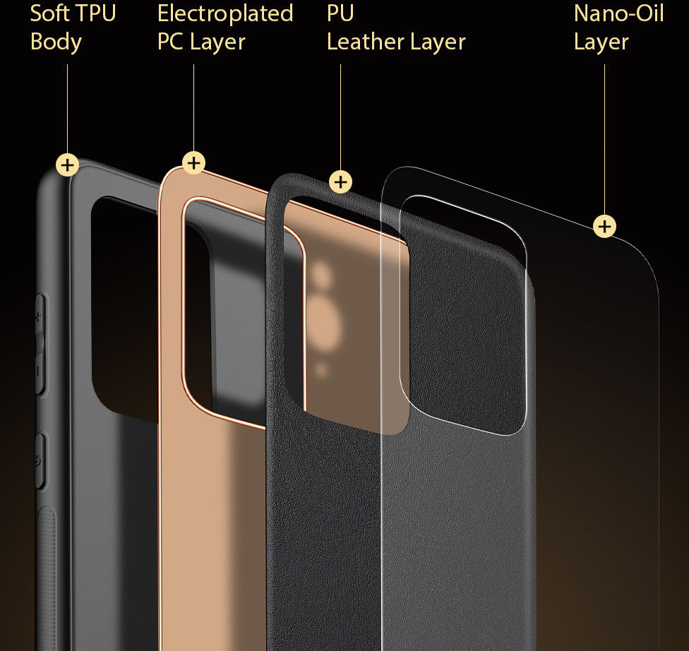 Dux Ducis Yolo Series Samsung Galaxy S20 Plus Hoesje Backcover Zwart afbeelding 5