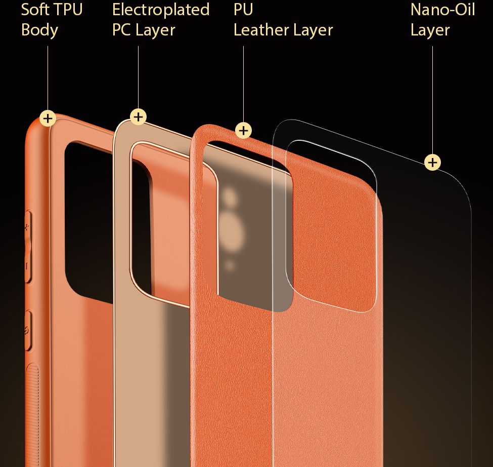 Dux Ducis Yolo Series Samsung Galaxy S20 Plus Hoesje Backcover Oranje afbeelding 7