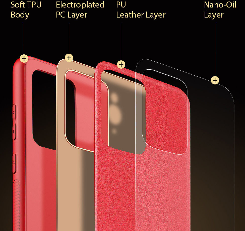 Dux Ducis Yolo Series Samsung Galaxy S20 Plus Hoesje Backcover Rood afbeelding 6