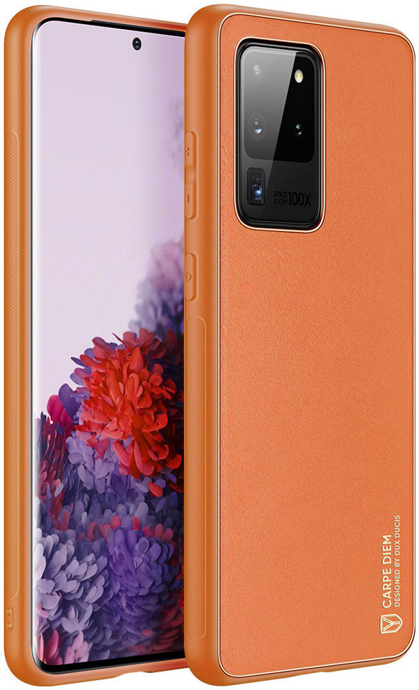Dux Ducis Yolo Series Samsung Galaxy S20 Ultra Hoesje Backcover Oranje afbeelding 1