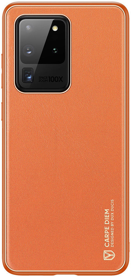 Dux Ducis Yolo Series Samsung Galaxy S20 Ultra Hoesje Backcover Oranje afbeelding 2