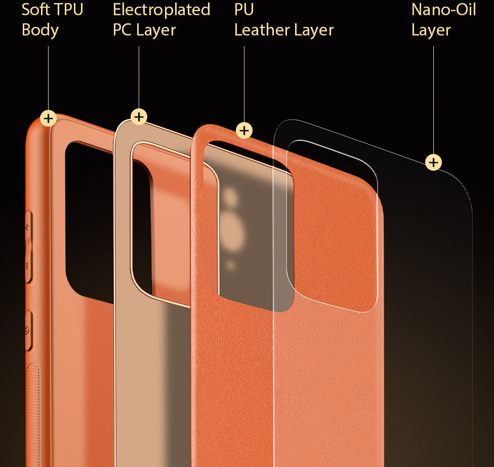 Dux Ducis Yolo Series Samsung Galaxy S20 Ultra Hoesje Backcover Oranje afbeelding 9