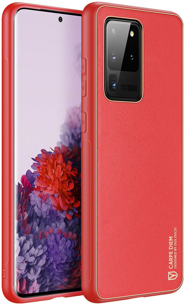 Dux Ducis Yolo Series Samsung Galaxy S20 Ultra Hoesje Backcover Rood afbeelding 1