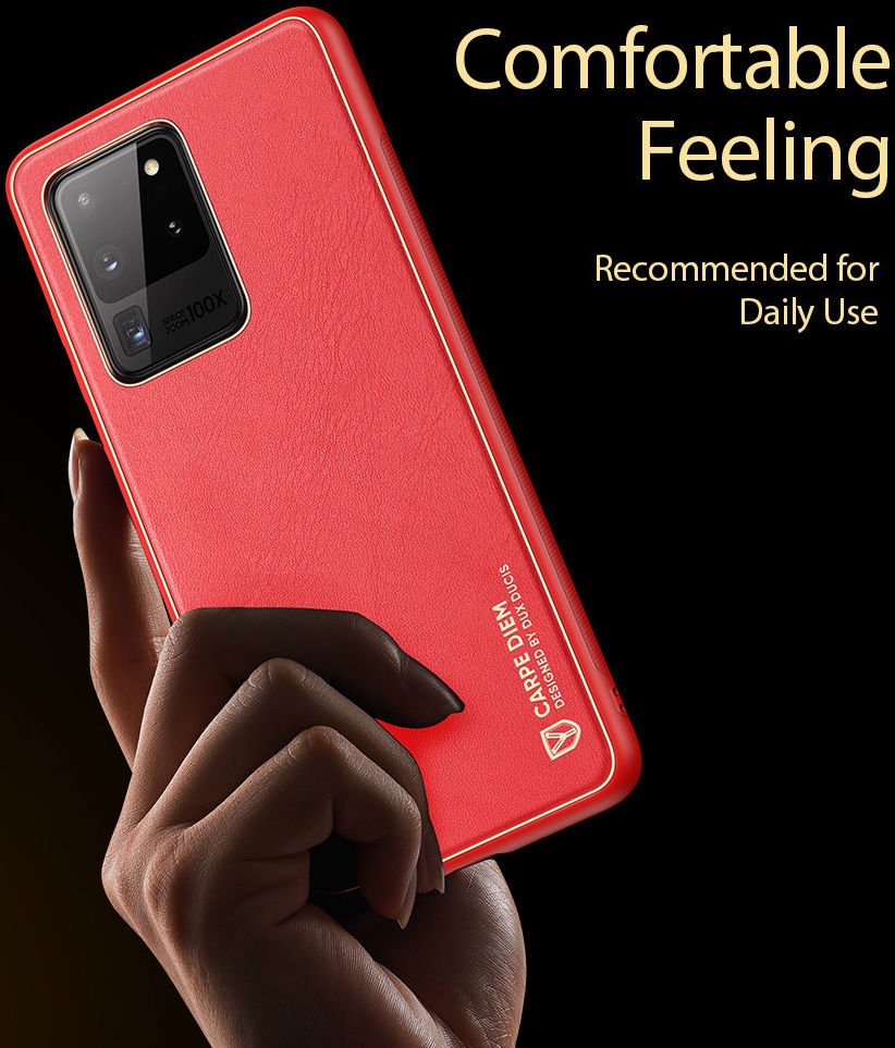 Dux Ducis Yolo Series Samsung Galaxy S20 Ultra Hoesje Backcover Rood afbeelding 8