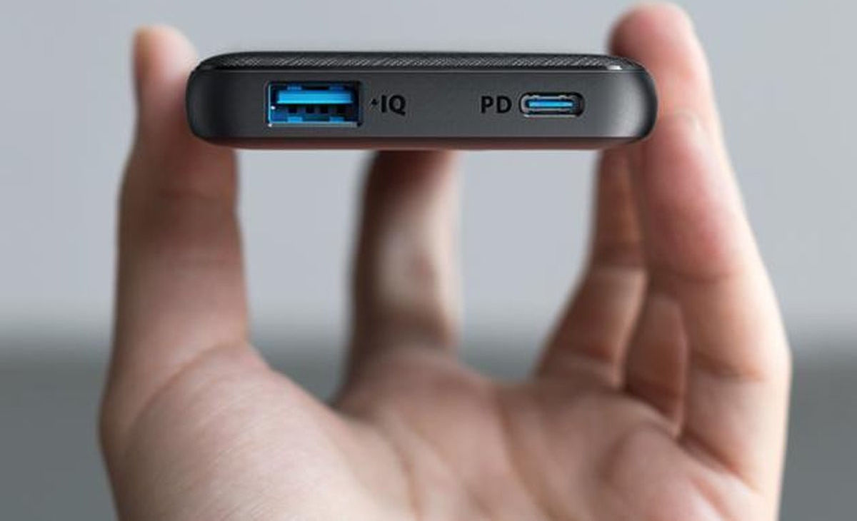 Anker PowerCore Sense 10.000 mAh Powerbank met Fast Charge Zwart afbeelding 2