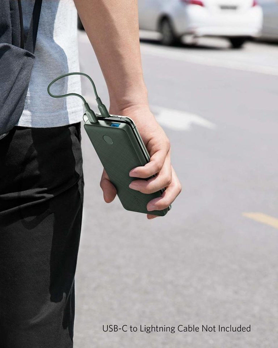 Anker PowerCore Sense 10.000 mAh Powerbank met Fast Charge Zwart afbeelding 6