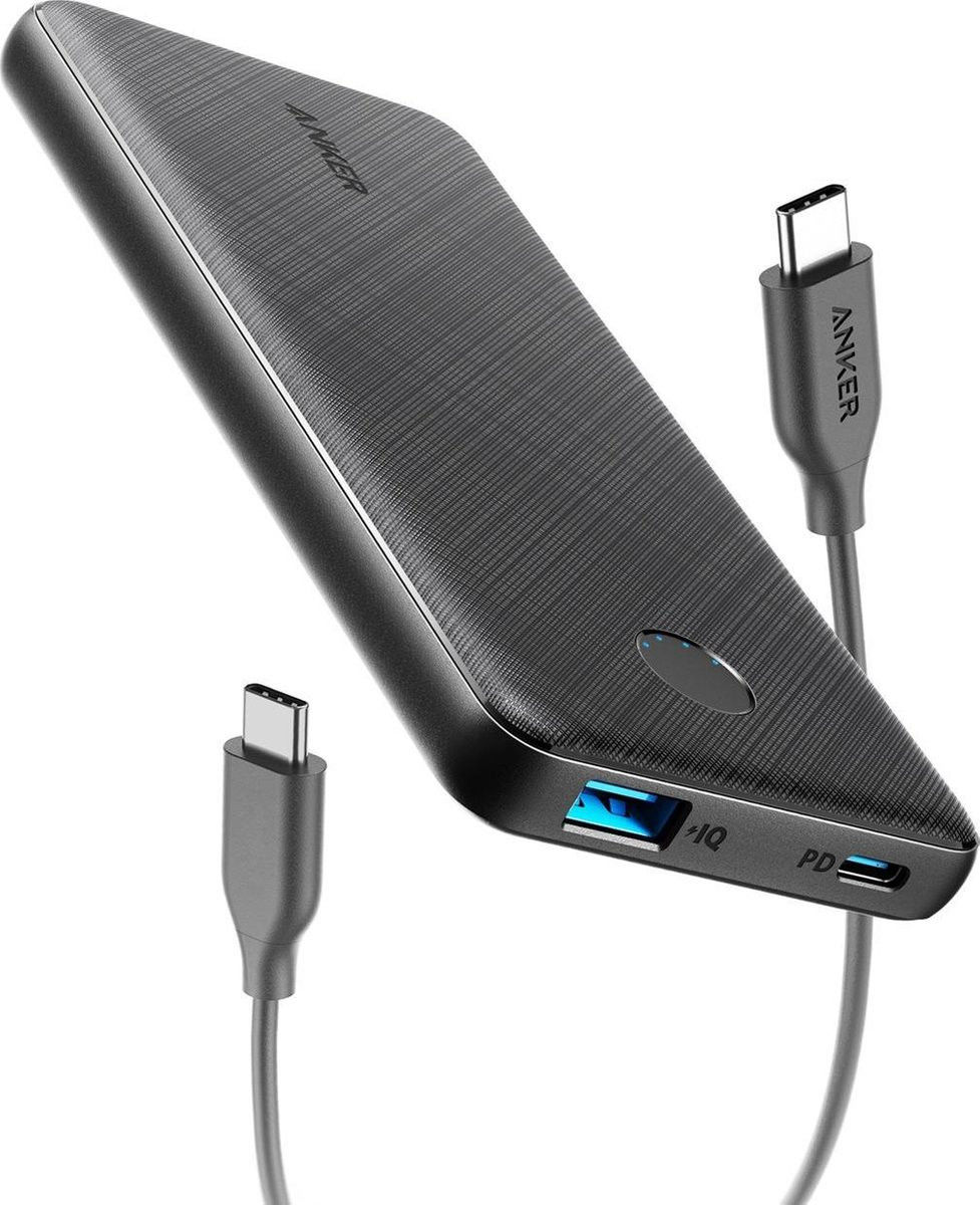 Anker PowerCore Sense 10.000 mAh Powerbank met Fast Charge Zwart afbeelding 1