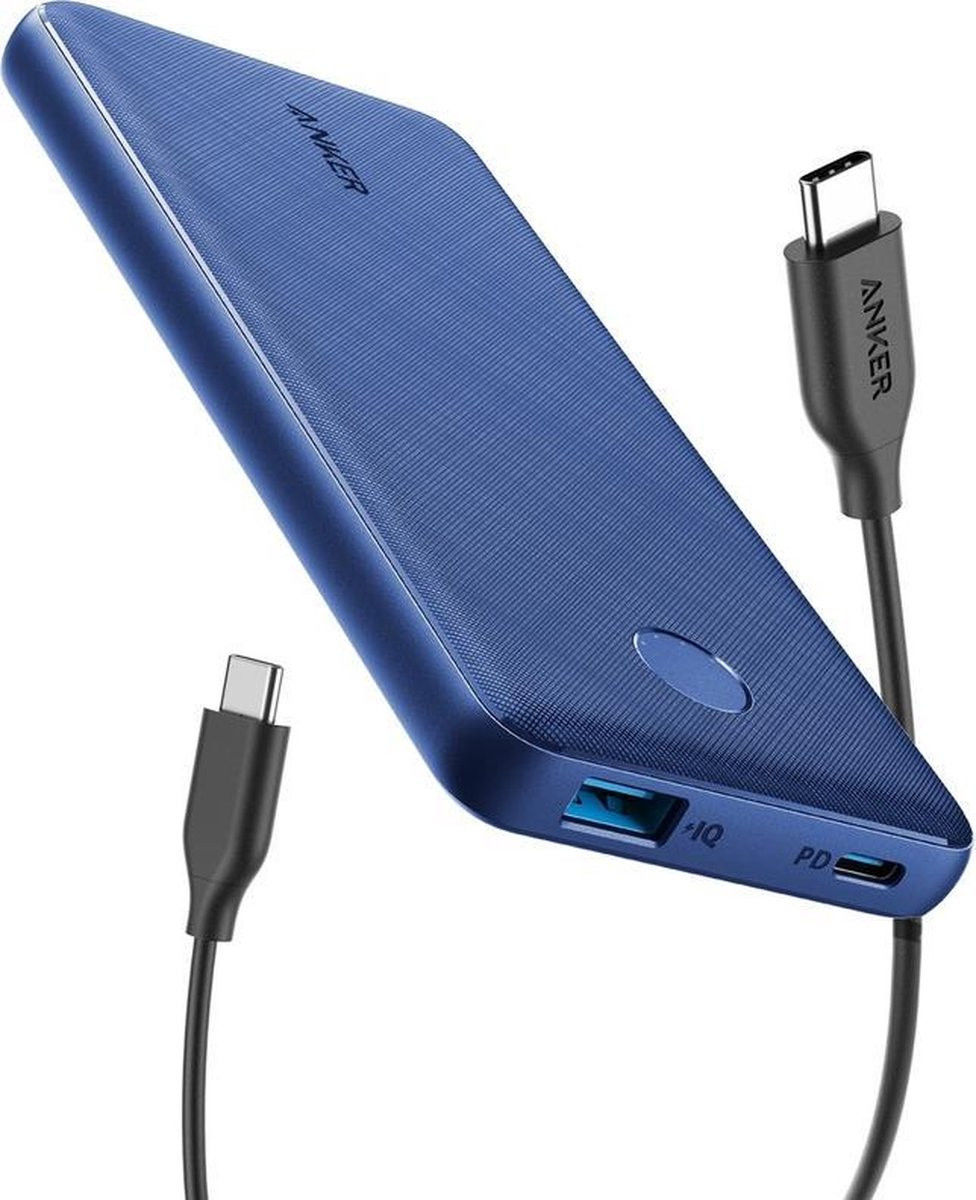 Anker PowerCore Sense 10.000 mAh Powerbank met Fast Charge Blauw afbeelding 1