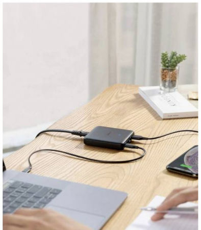 Anker PowerPort Atom III Slim 65W Snellader met USB-C en 3 Poorts USB afbeelding 2