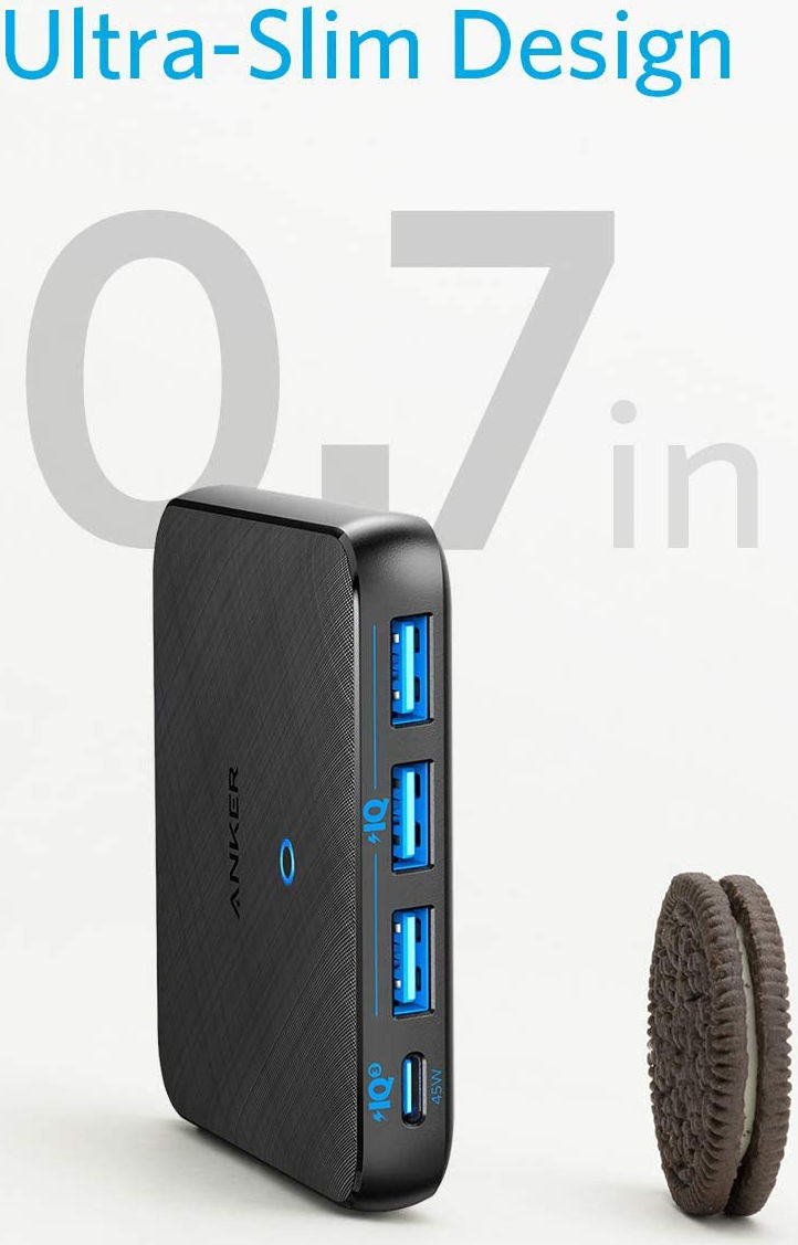 Anker PowerPort Atom III Slim 65W Snellader met USB-C en 3 Poorts USB afbeelding 7