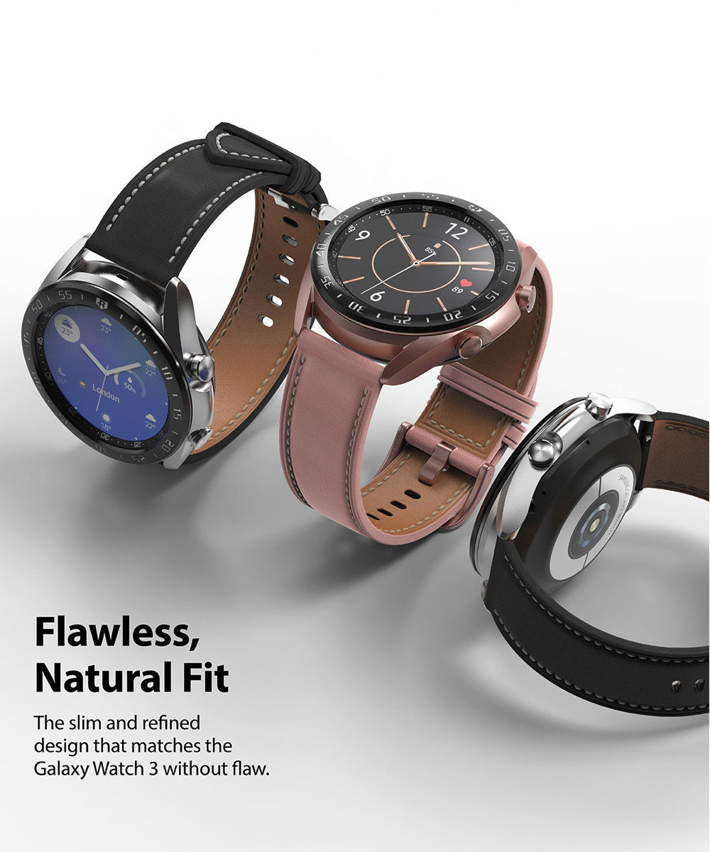 Ringke Bezel Styling Galaxy Watch 3 41MM Randbeschermer RVS Zwart afbeelding 6