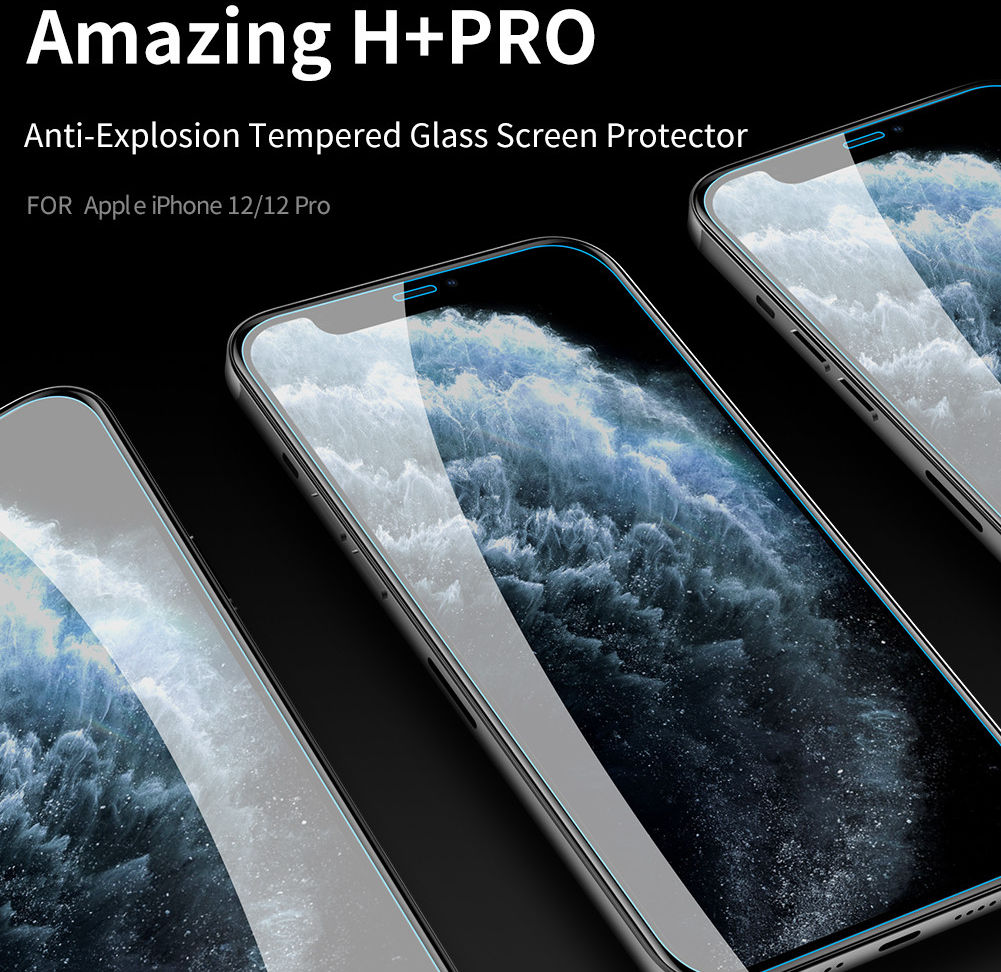 Nillkin iPhone 12 / 12 Pro Anti-Explosion Glass 0,2mm Screen Protector afbeelding 2