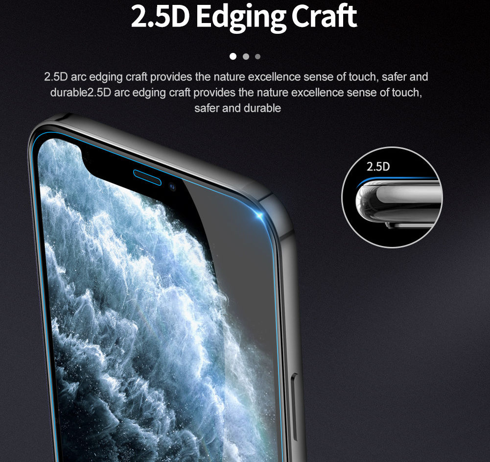 Nillkin iPhone 12 / 12 Pro Anti-Explosion Glass 0,2mm Screen Protector afbeelding 4