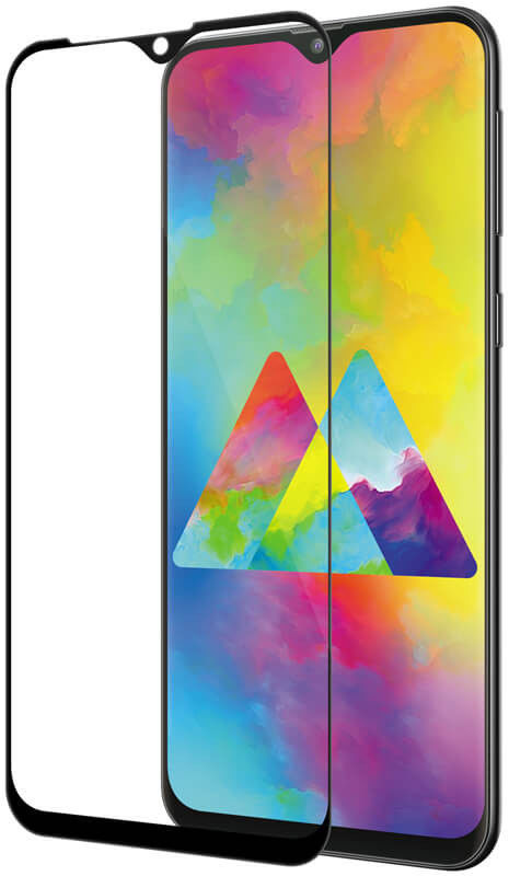 Nillkin Samsung Galaxy M20 Anti-Explosion Glass Screen Protector Zwart afbeelding 3