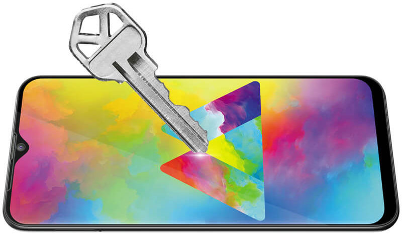Nillkin Samsung Galaxy M20 Anti-Explosion Glass Screen Protector Zwart afbeelding 5