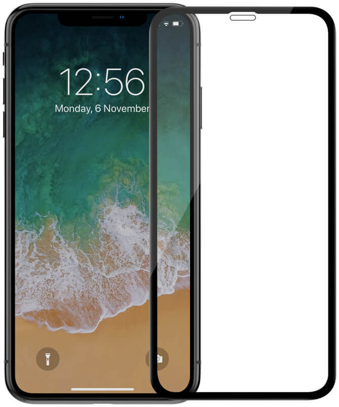 Nillkin Apple iPhone 11 Anti-Explosion Glass Screen Protector Zwart afbeelding 3