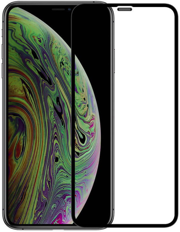 Nillkin iPhone 11 Pro Max Anti-Explosion Glass Screen Protector Zwart afbeelding 2