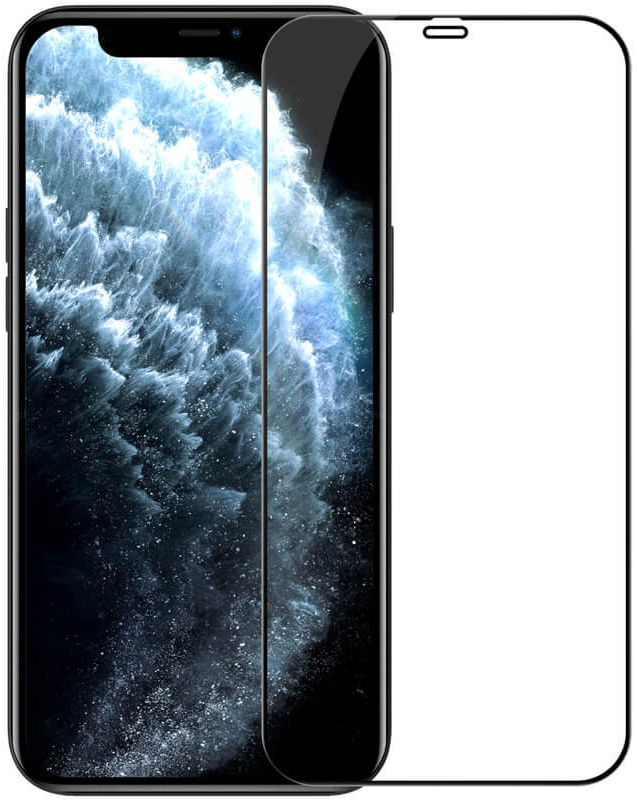 Nillkin iPhone 12 Pro Max Anti-Explosion Glass Screen Protector Zwart afbeelding 2