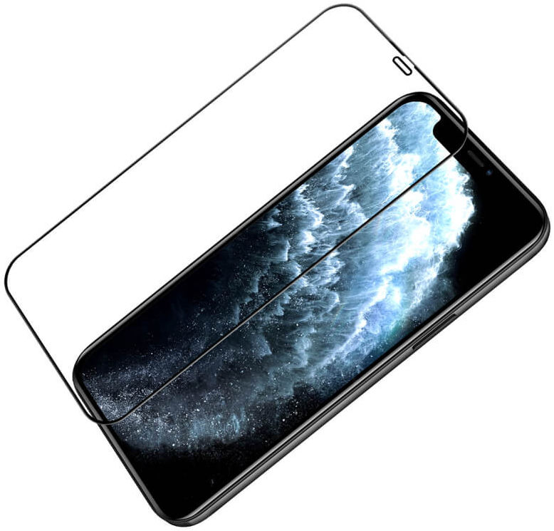 Nillkin iPhone 12 Pro Max Anti-Explosion Glass Screen Protector Zwart afbeelding 3