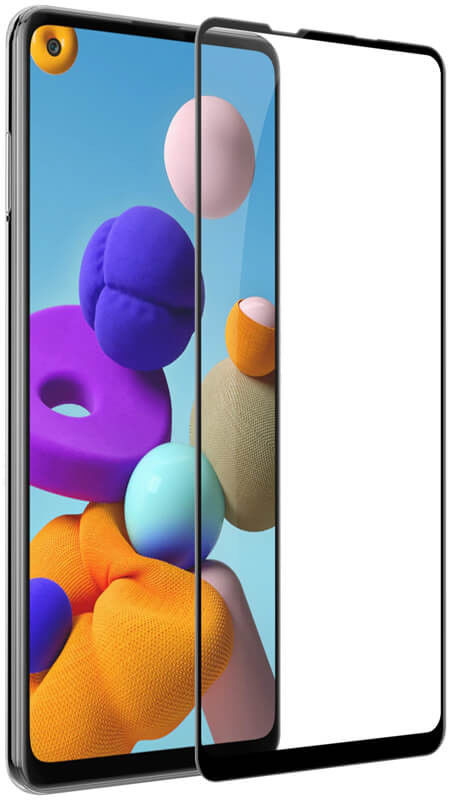 Nillkin Samsung Galaxy A21s Anti-Explosion Glas Screen Protector Zwart afbeelding 1