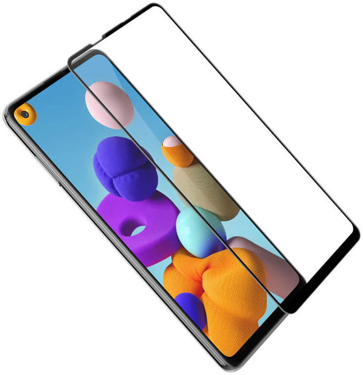 Nillkin Samsung Galaxy A21s Anti-Explosion Glas Screen Protector Zwart afbeelding 5