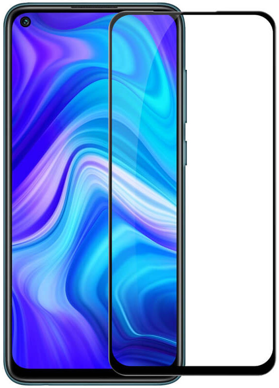 Nillkin Xiaomi Redmi Note 9 Anti-Explosion Glas Screen Protector Zwart afbeelding 2