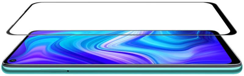 Nillkin Xiaomi Redmi Note 9 Anti-Explosion Glas Screen Protector Zwart afbeelding 3