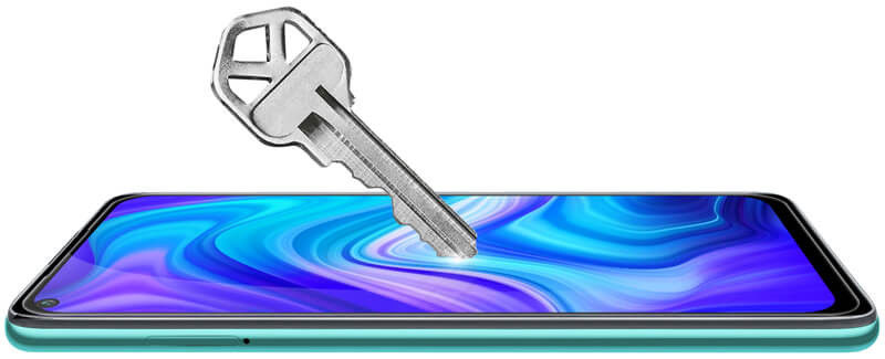 Nillkin Xiaomi Redmi Note 9 Anti-Explosion Glas Screen Protector Zwart afbeelding 5