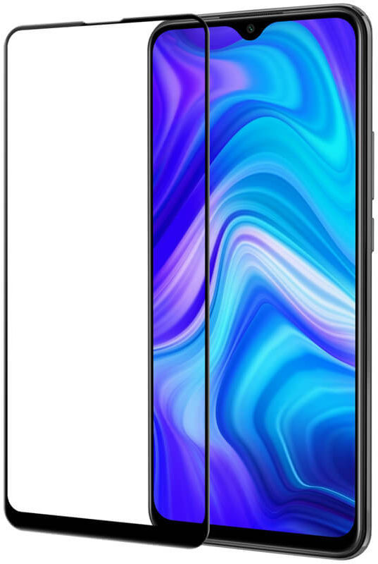 Nillkin Xiaomi Redmi 9 Anti-Explosion Glass Screen Protector Zwart afbeelding 1