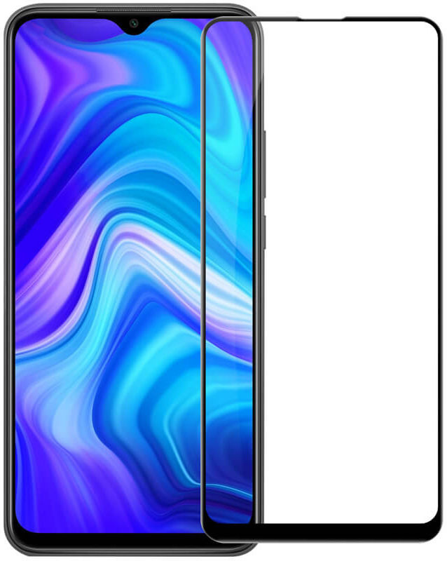 Nillkin Xiaomi Redmi 9 Anti-Explosion Glass Screen Protector Zwart afbeelding 2