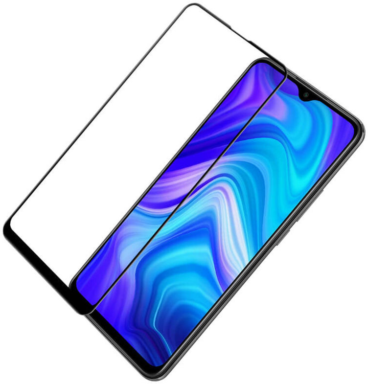 Nillkin Xiaomi Redmi 9 Anti-Explosion Glass Screen Protector Zwart afbeelding 3