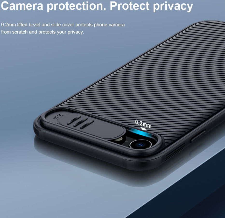 Nillkin CamShield iPhone 7/8/SE (2020/2022) Hoesje met Camera Slider afbeelding 6