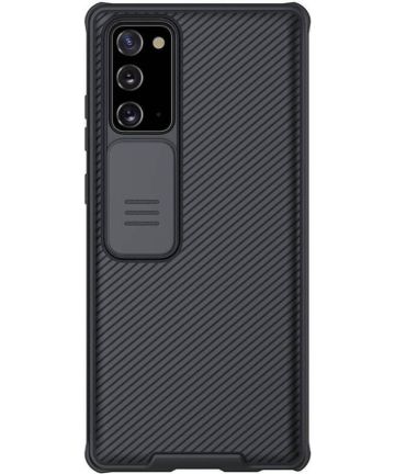 Nillkin CamShield Samsung Galaxy Note 20 Hoesje Camera Slider Zwart Hoesjes