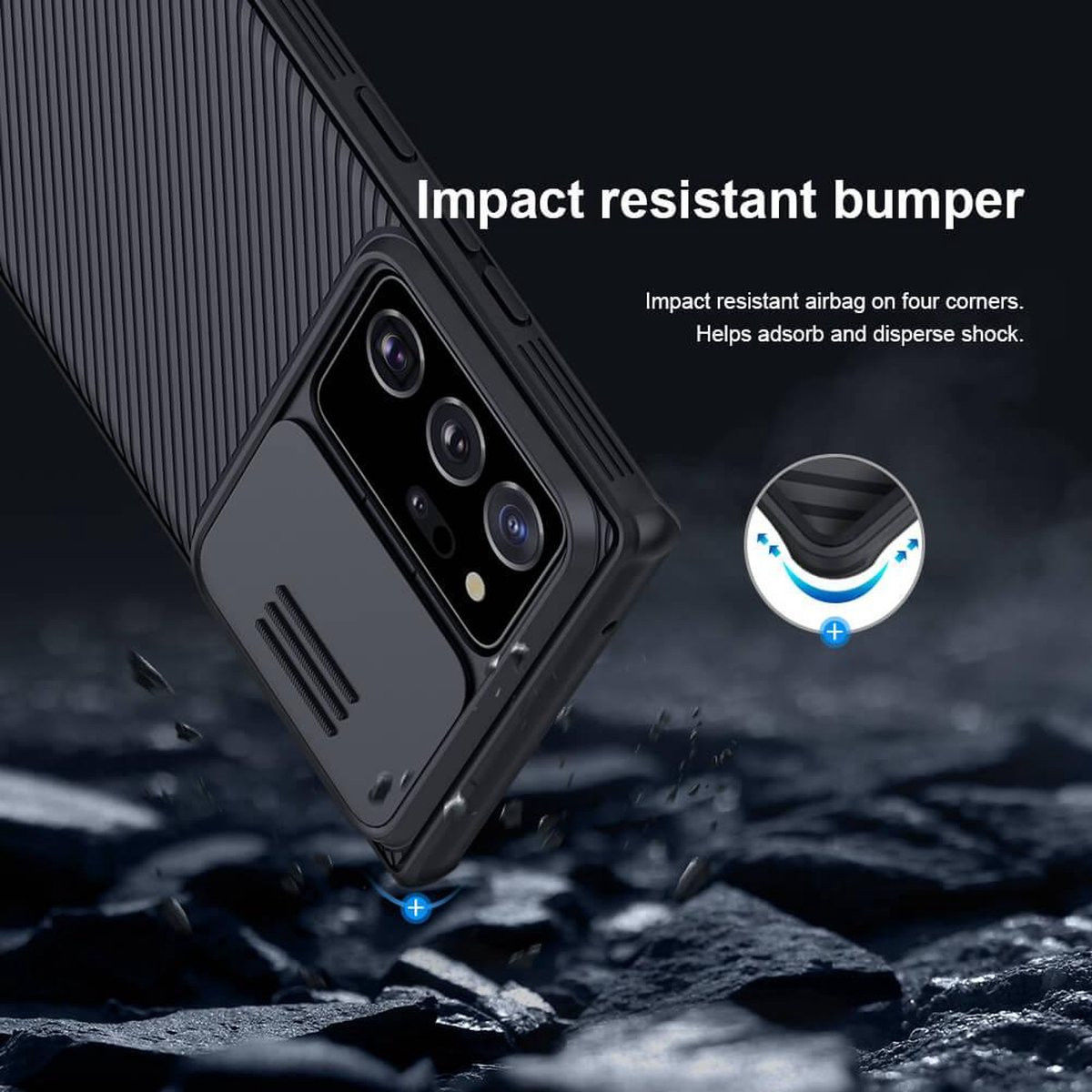 Nillkin CamShield Samsung Galaxy Note 20 Ultra Hoesje Camera Slider afbeelding 6