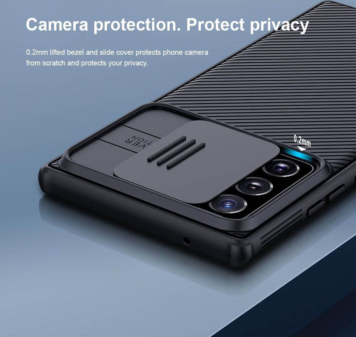 Nillkin CamShield Samsung Galaxy Note 20 Ultra Hoesje Camera Slider afbeelding 5