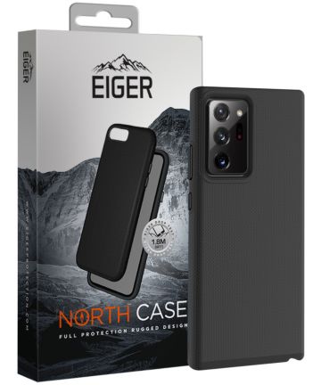 Eiger North Series Samsung Galaxy Note 20 Hoesje Zwart Hoesjes