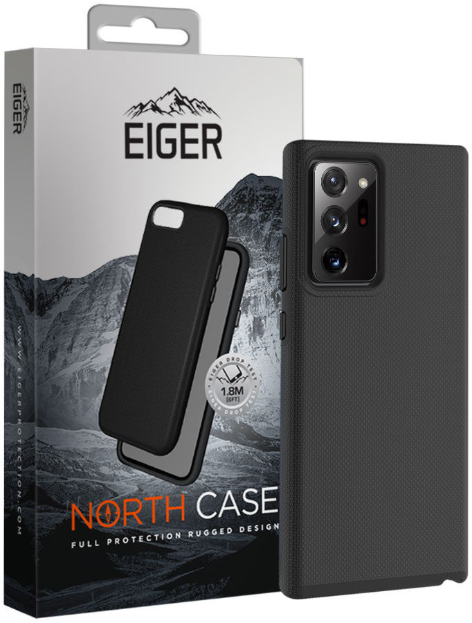 Eiger North Series Samsung Galaxy Note 20 Hoesje Zwart afbeelding 1