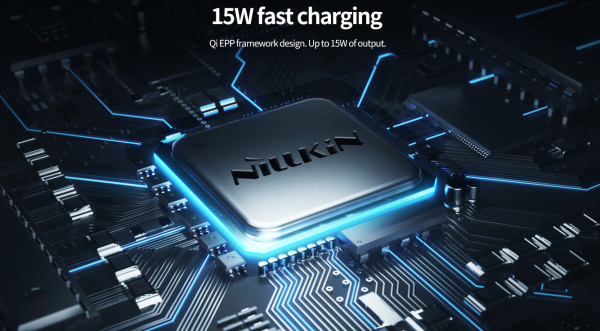 Nillkin Power Color Fast Wireless Charger 15W Magic Array Zwart afbeelding 11