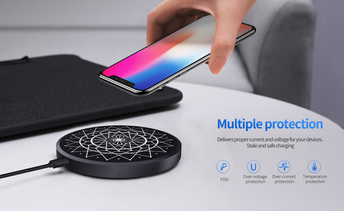 Nillkin Power Color Fast Wireless Charger 15W Magic Array Zwart afbeelding 13