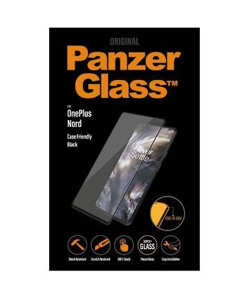 PanzerGlass OnePlus Nord / Nord 2 Case Friendly Screenprotector Zwart Screen Protectors