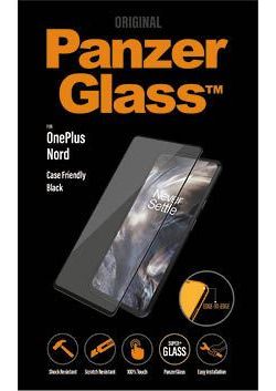 PanzerGlass OnePlus Nord / Nord 2 Case Friendly Screenprotector Zwart afbeelding 1
