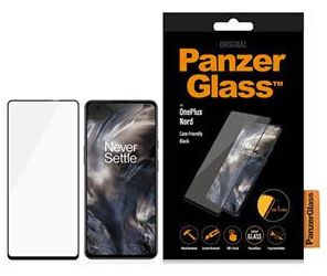 PanzerGlass OnePlus Nord / Nord 2 Case Friendly Screenprotector Zwart afbeelding 3
