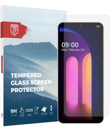 Rosso LG V60 ThinQ 9H Tempered Glass Screen Protector Screen Protectors