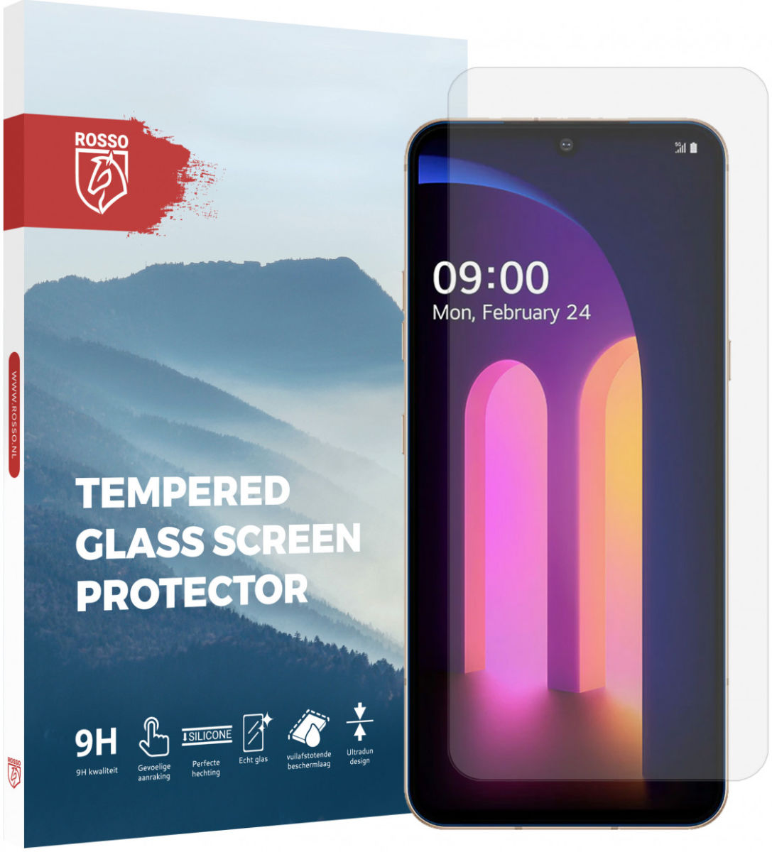 Rosso LG V60 ThinQ 9H Tempered Glass Screen Protector afbeelding 1