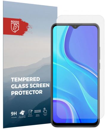 Rosso Redmi 9 9H Tempered Glass Screen Protector Screen Protectors